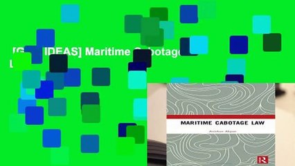 [GIFT IDEAS] Maritime Cabotage Law
