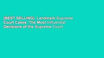 [BEST SELLING]  Landmark Supreme Court Cases: The Most Influential Decisions of the Supreme Court