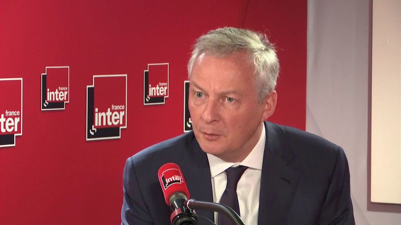 Bruno Le Maire, ministre de l'Économie et des F...