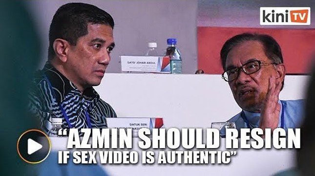 Anwar: If sex video is authentic, Azmin should resign