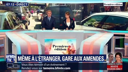 Même à l'étranger, gare aux amendes