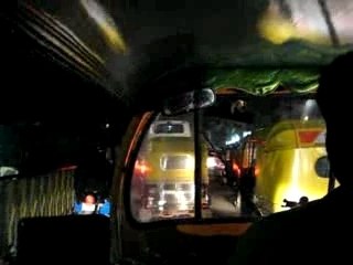 traffic de nuit a Bangalore