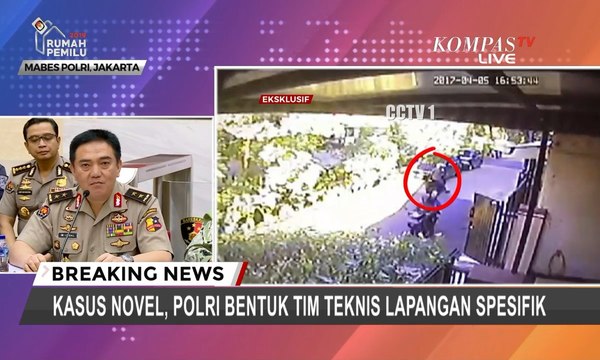 Polri Bentuk Tim Teknis Kasus Novel Baswedan Dipimpin Kabareskrim, Inafis dan Densus 88 Diturunkan