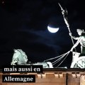 Une eclipse lunaire observée en France