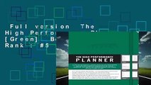 Full version  The High Performance Planner [Green]  Best Sellers Rank : #5