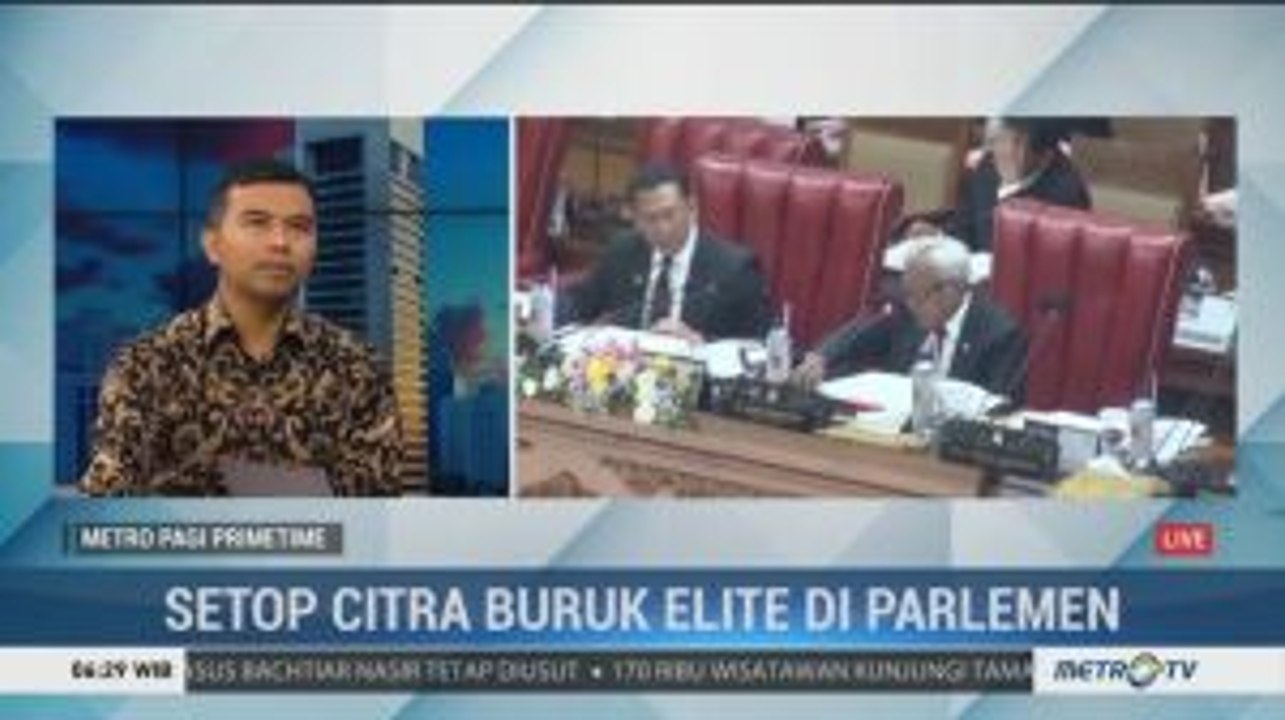 Setop Citra Buruk Elite di Parlemen
