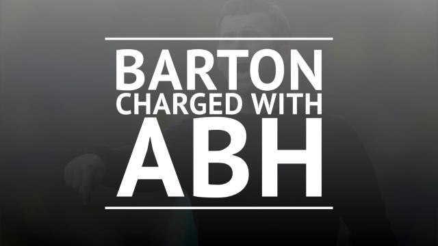 Joey Barton charged with ABH