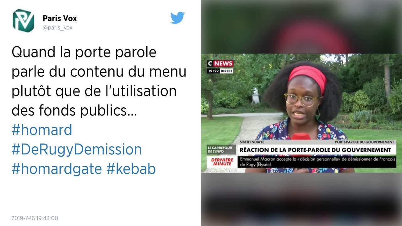 Pour Sibeth Ndiaye, les Français ne mangent pas du homard mais « bien souvent plutôt des kebabs »