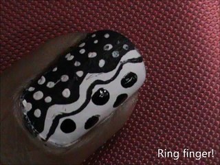 Black Magic Nails !! - Black and White Nail Designs