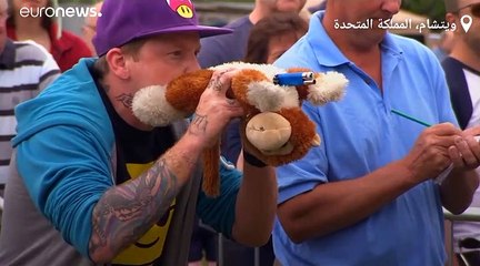 شاهد: بطولة العالم لقذف حبات البازلاء في بريطانيا