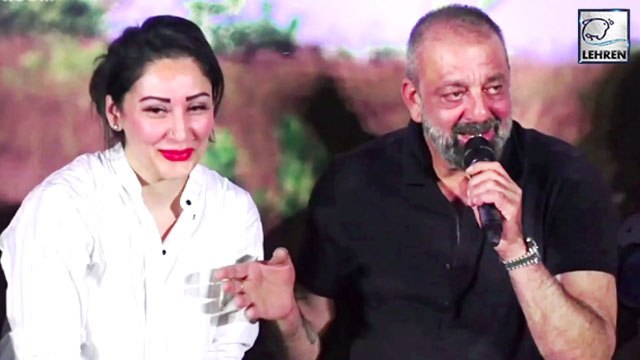 Sanjay Dutt And Manyata At Baba Marathi Trailer Launch