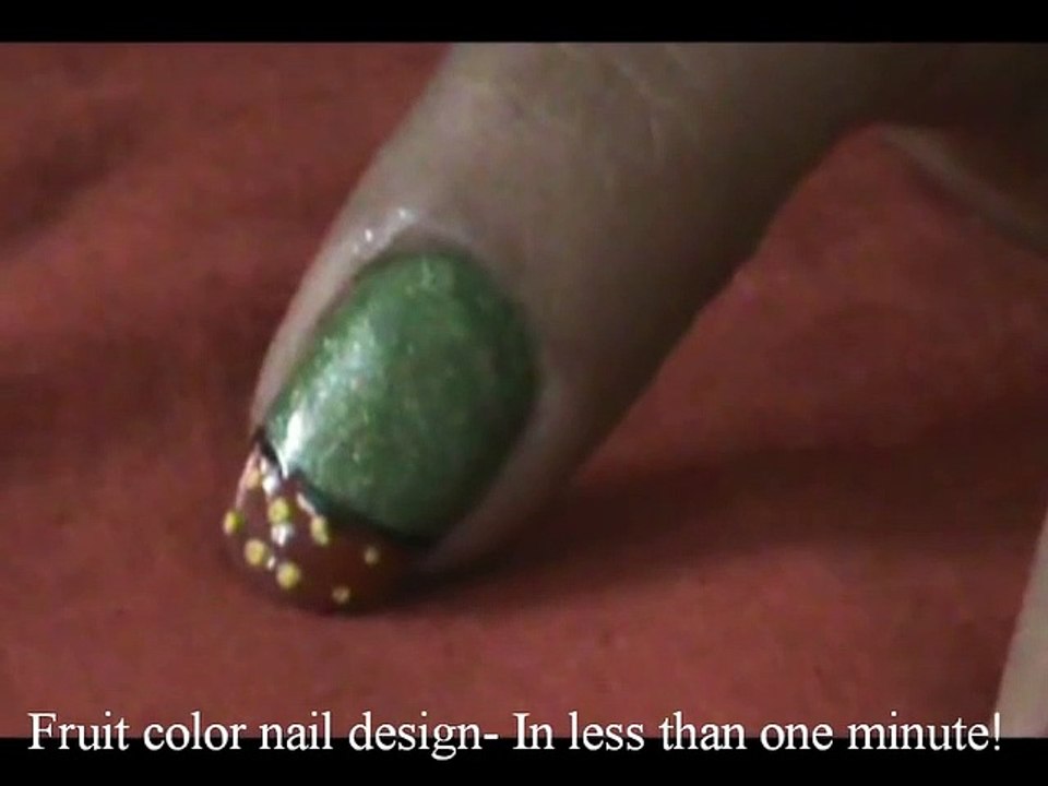 ONE MINUTE Nail Art Tutorial!