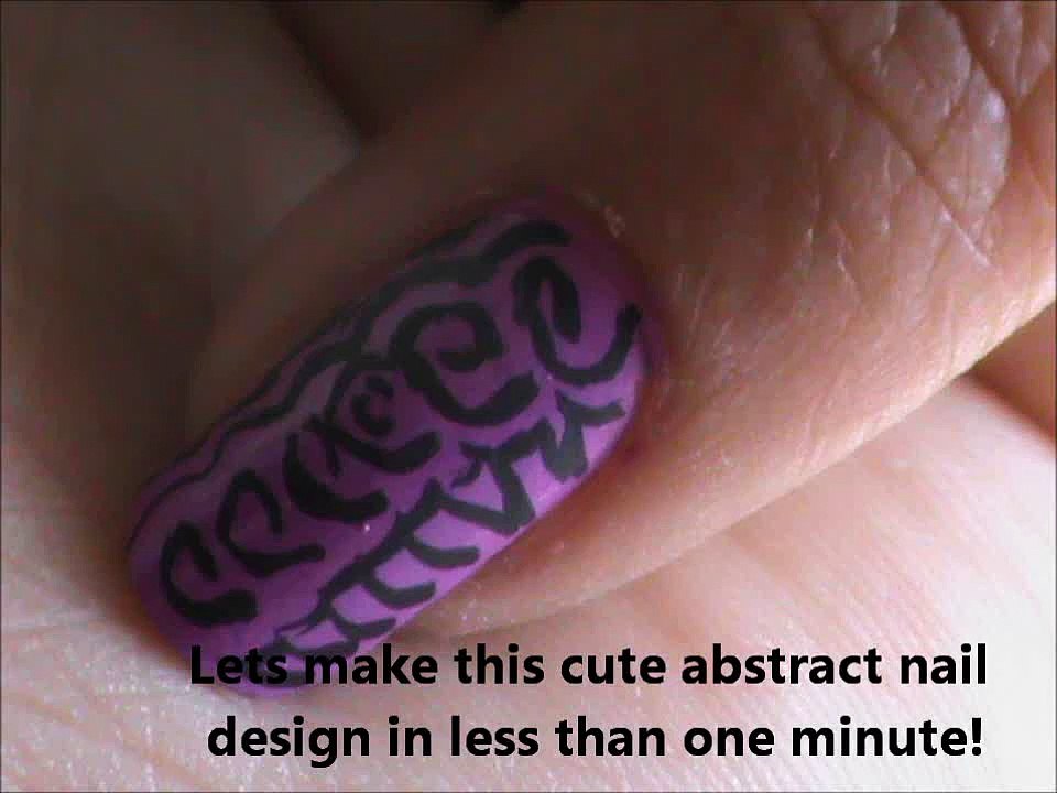 Quick Nail Design - in One Minute!