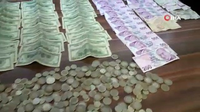 Dilencinin üzerinden servet çıktı