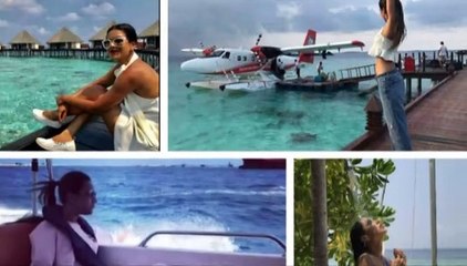 Tv Actress Nia Sharmas Exotic Pics Maldives