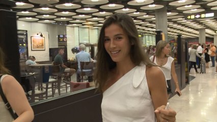 Sandra Gago regresa feliz de su despedida de soltera