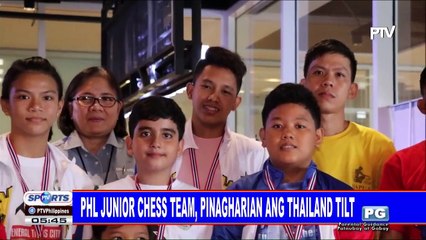 PHL junior chess team, pinagharian ang Thailand tilt