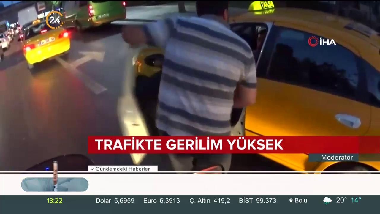 Trafikte gerilim yüksek