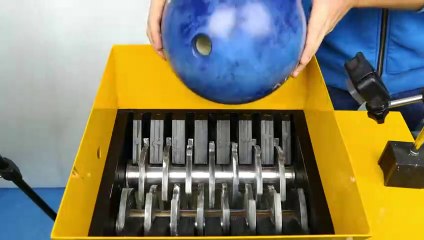 BOWLING BALL SHREDDING! AWESOME VIDEO!