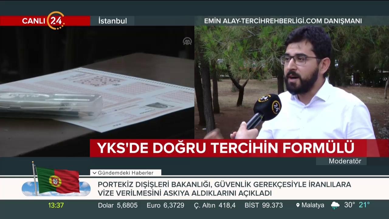 Tercihler 23-29 Temmuz'da
