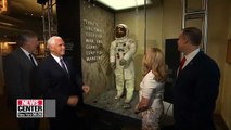 Neil Armstrong's Apollo 11 spacesuit on display to mark 50th anniversary of moon landing