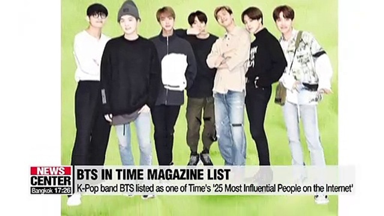 BTS listed as one Time's 25 most influential people on internet
