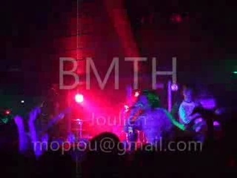 BMTH BRING ME THE HORIZON live Paris Batofar 23.01 concert