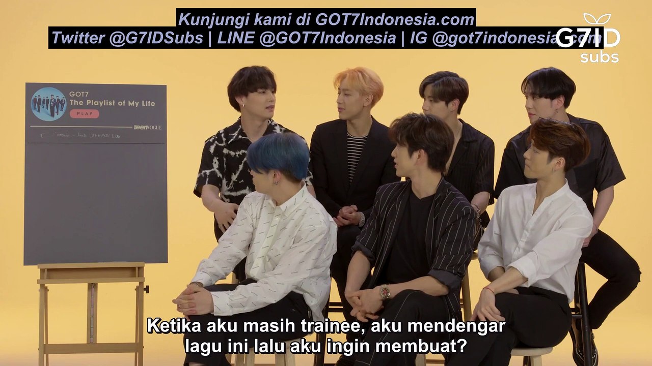 [G7IDSUBS] 190628 GOT7 Creates The Playlist of Their Lives | Teen Vogue - GOT7