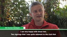 Solskjaer was 'adament' United signed Wan-Bissaka and James