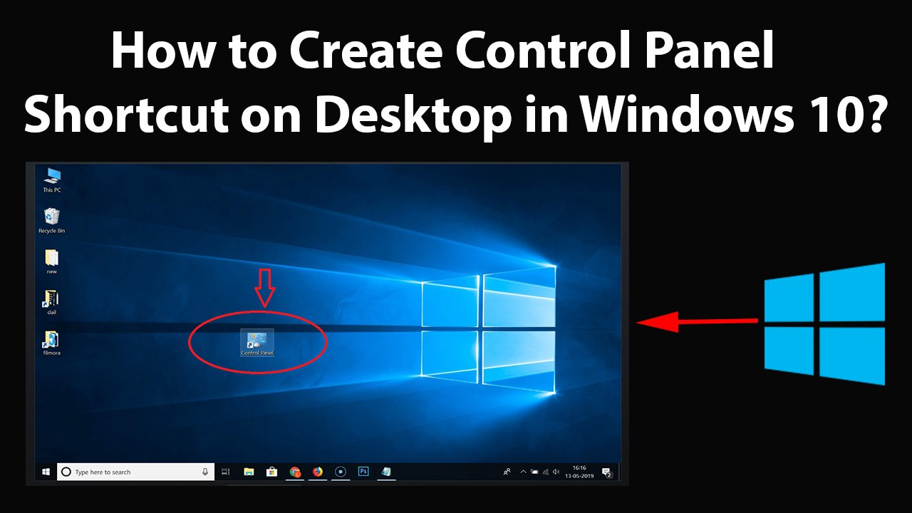 How to Create Control Panel Shortcut on Desktop in Windows 10?