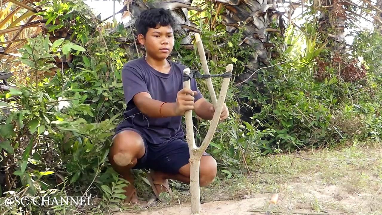 Amazing Quick Rabbit Trap Using Sling Foot Trap , How To Make Best Sling Foot Trap To Catch Rabbit