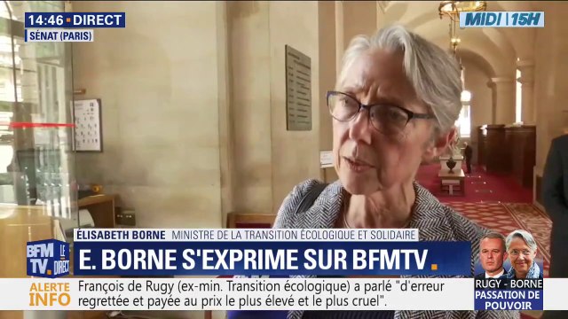 Elisabeth Borne: On ne peut pas remplacer chaque ligne aérienne par un TGV sans que ça ne se fasse au détriment des trains du quotidien