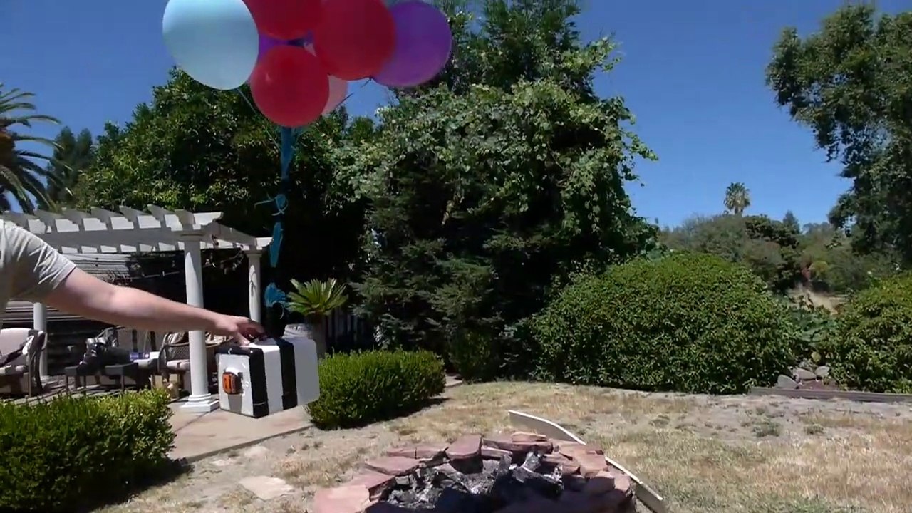 How Many Balloons Will Lift an iPhone XS- - Will it Survive-