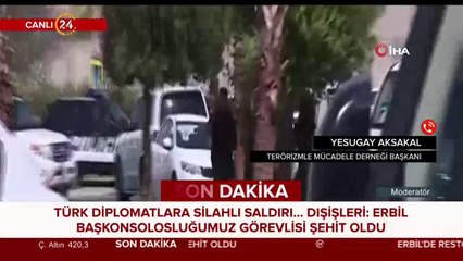 #Erbil'de 1 Türk diplomat şehit oldu, yaralılar var