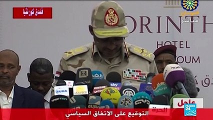 Sudanese military leaders, opposition agree on power-sharing deal