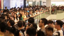 Hong Kong demonstrators lodge complaints with Sha Tin shopping centre manager about its actions relating to clashes with police