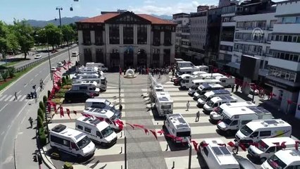 Karavan meraklıları Ordu'yu gezdi