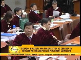 Defense panel presents Rep. Tiangco as 1st witness
