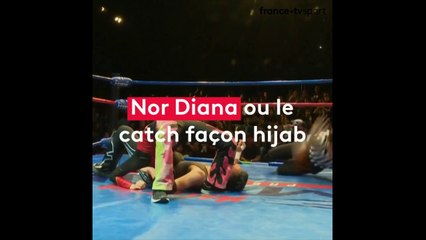 Nor Diana, la catcheuse au hijab