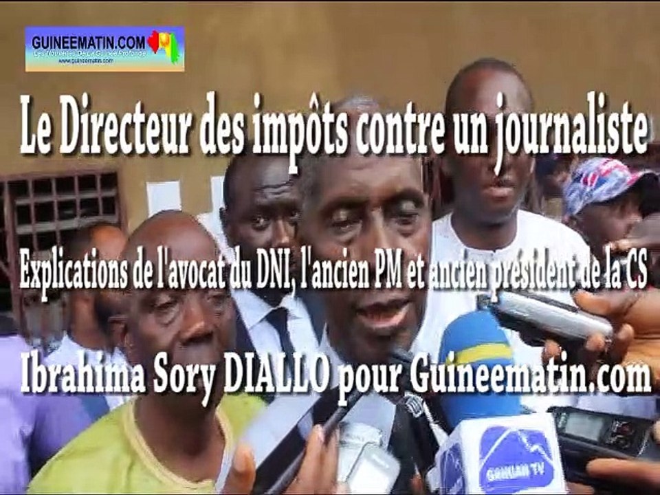 Le Directeur national des impôts contre un journaliste : les explications de Me Lamine Sidimé