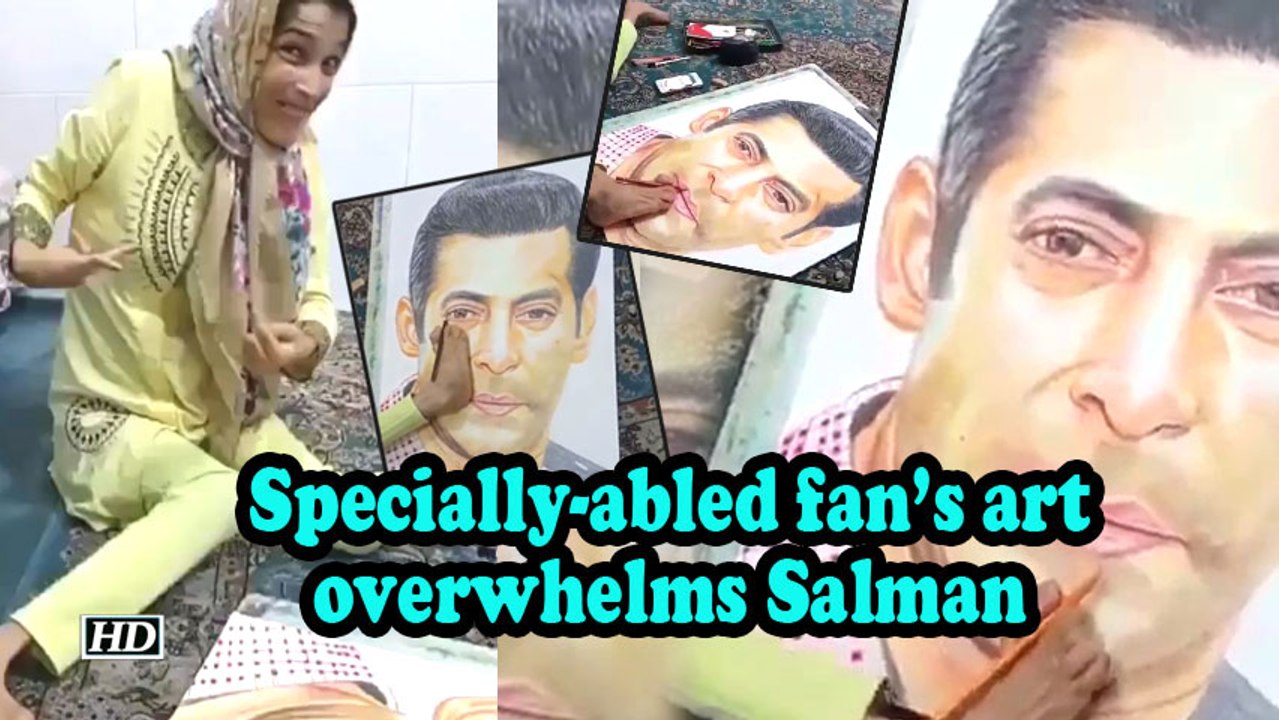 Specially-abled fan's art overwhelms Salman