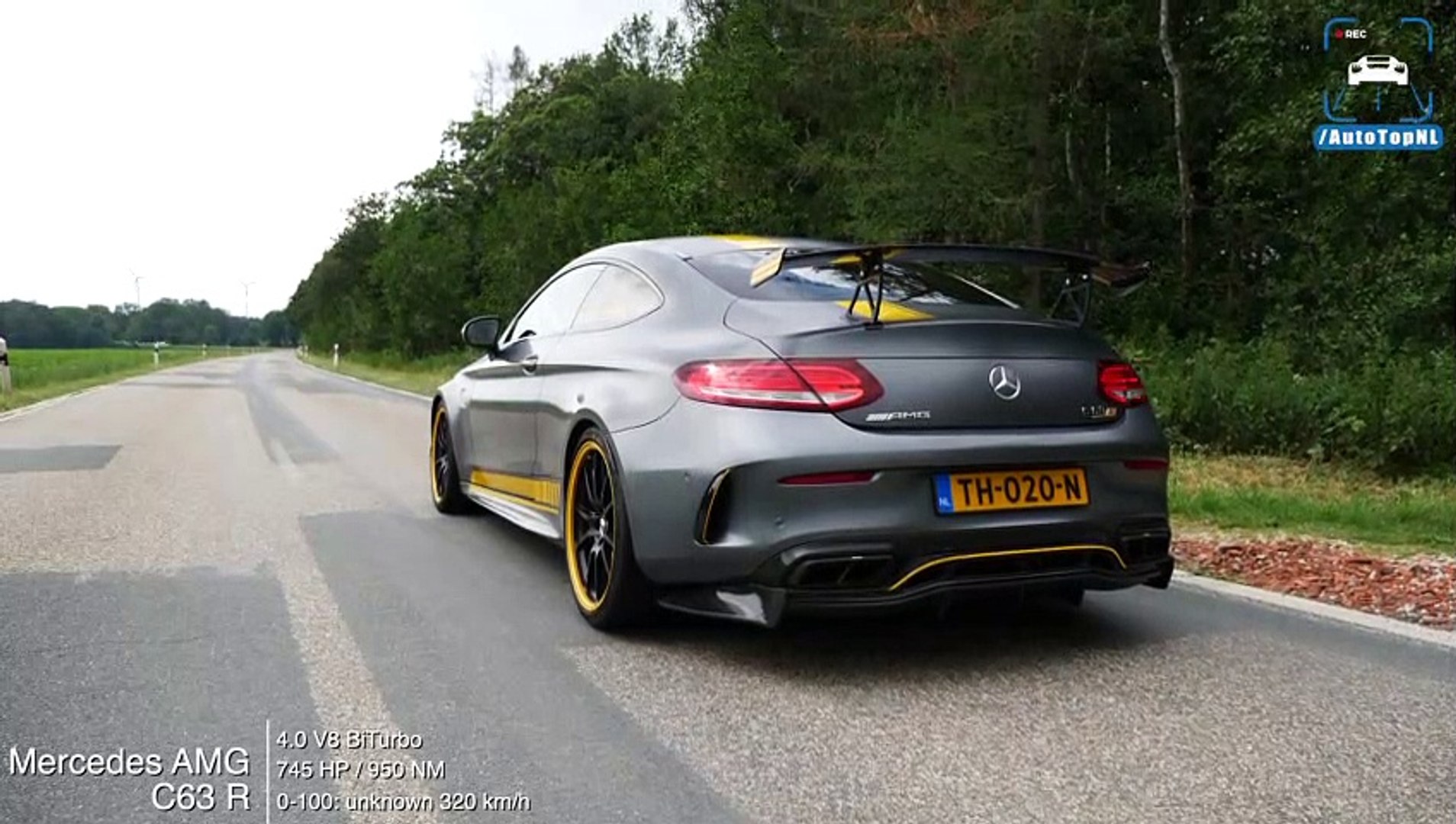 745HP AMG C63 R LOUD! Akrapovic EXHAUST Sound REVS & Onboard by AutoTopNL
