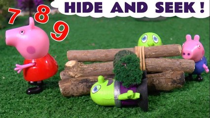 Peppa Pig plays Hide and Seek Challenge with Marvel Avengers 4 Endgame Superheroes and the Funny Funlings in this Funny Peppa Video Family Friendly Toy Story Full Episode English