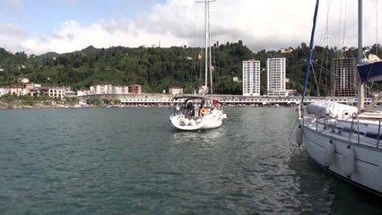 Argonotların izindeki yatçılar Rize'ye ulaştı