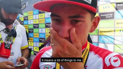 Caleb Ewan : "It means a lot to me... it's a big relief"