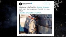 گزارش‌های یورونیوز از فضا؛ سنت ادرار پای چرخ اتوبوسی که فضانوردان را به سایوز می‌برد
