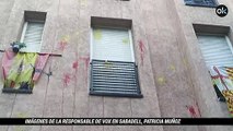 Pintadas en la casa de la responsable de Vox en Sabadell