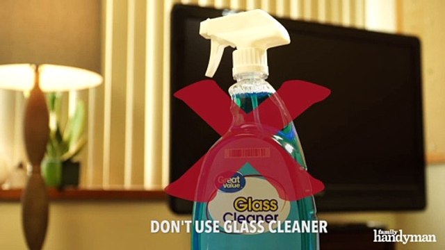 How To Clean A TV Screen