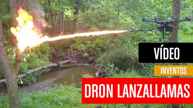 [CH] El lanzallamas para drones ya está a la venta