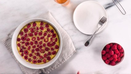 Raspberry Clafoutis